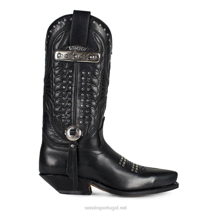 0204Z824 r2866 2741 maxi charro negro Sendra mulheres